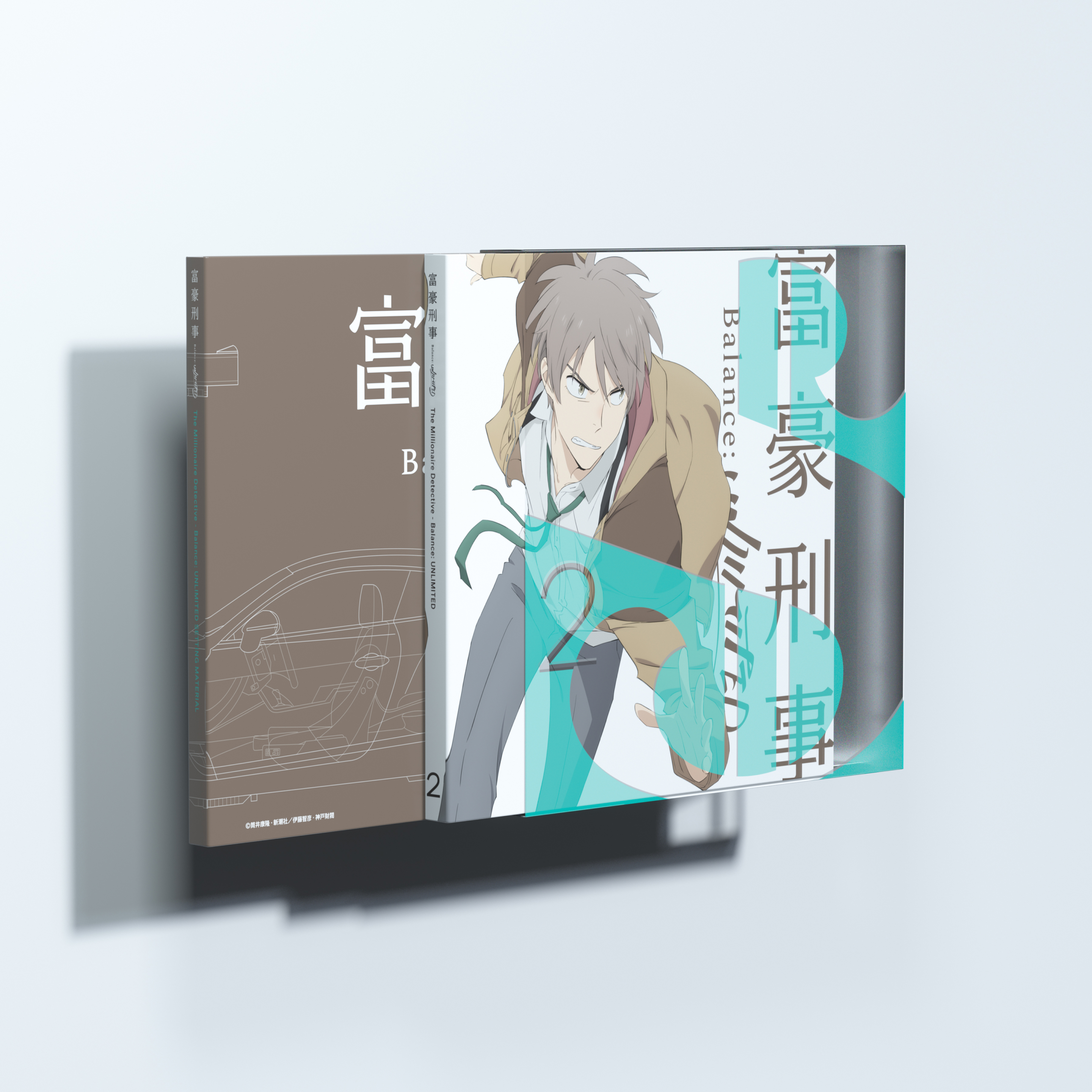 富豪刑事 Balance:UNLIMITEDのブルーレイ・DVD2巻のパッケージ