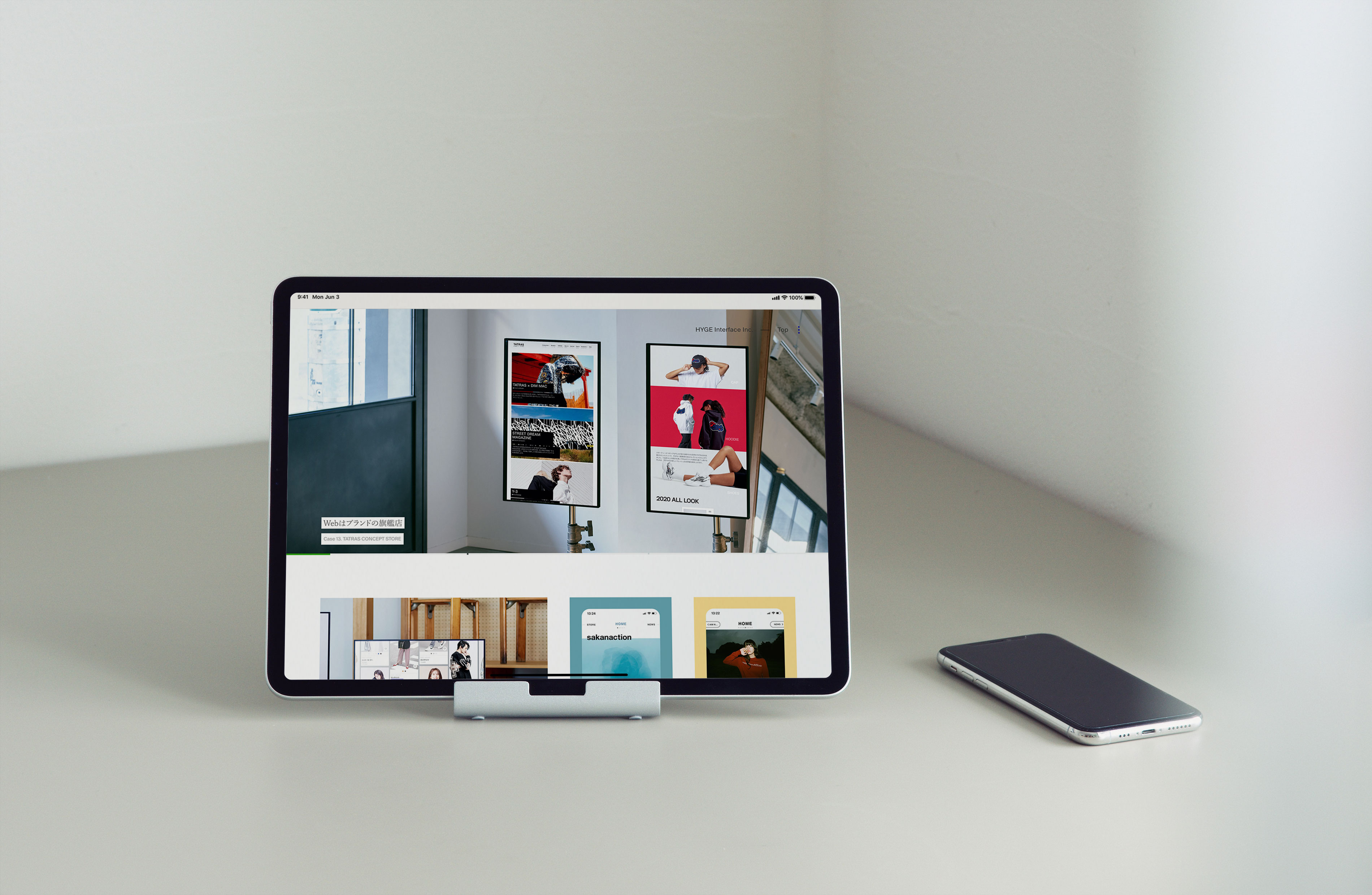 HYGE Interface Inc. Web Site